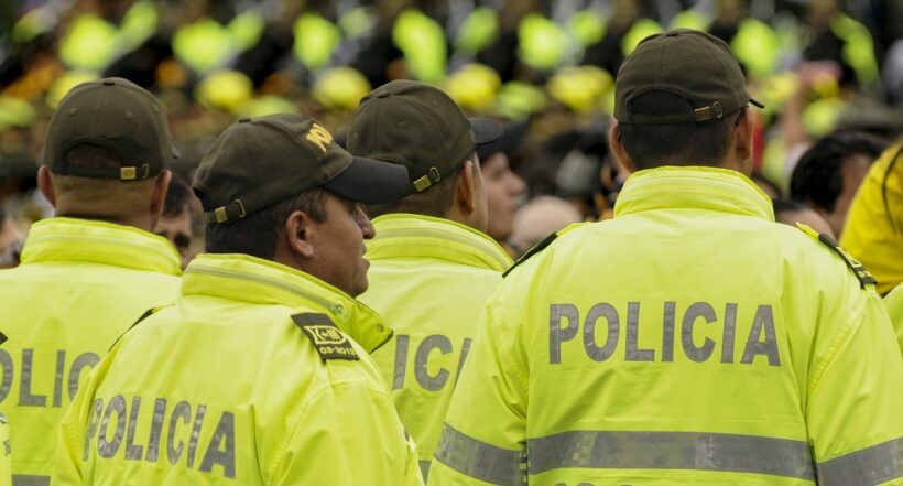 Imagen ilustrativa de policías en Colombia, como los secuestrados este 28 de diciembre en el Catatumbo.