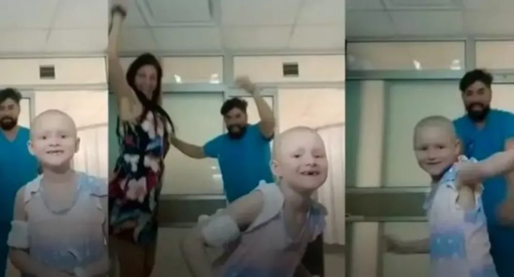 Argentina: video de un enfermero que bailó con niña en su última quimioterapia.