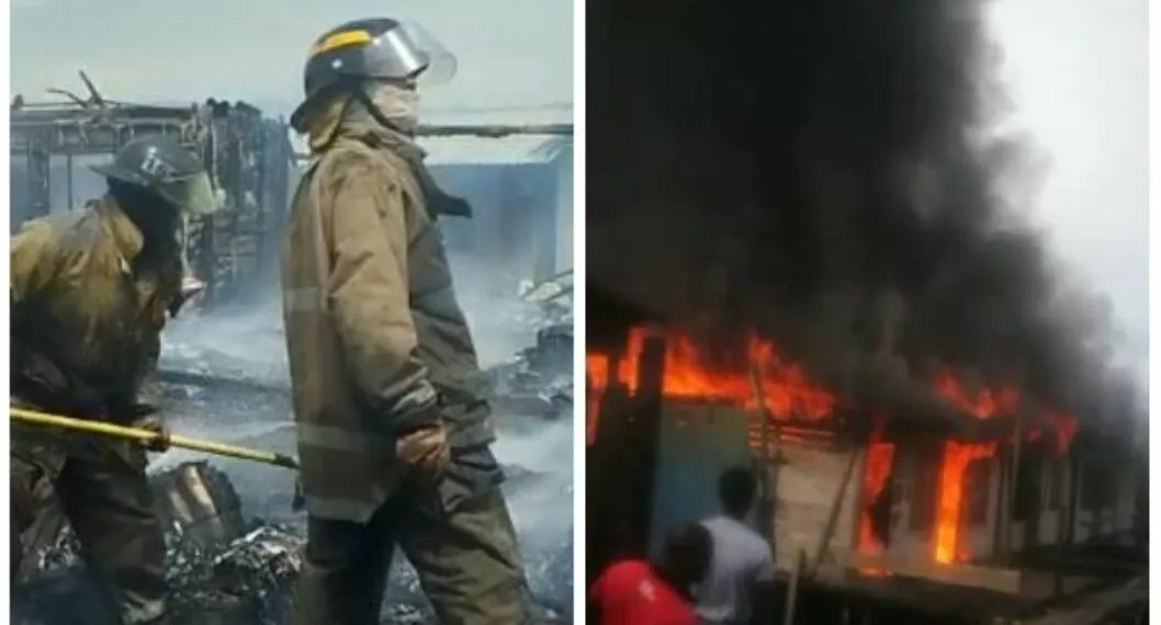 Bomberos en Buenaventura atendieron incendio pese a que les deben sueldos