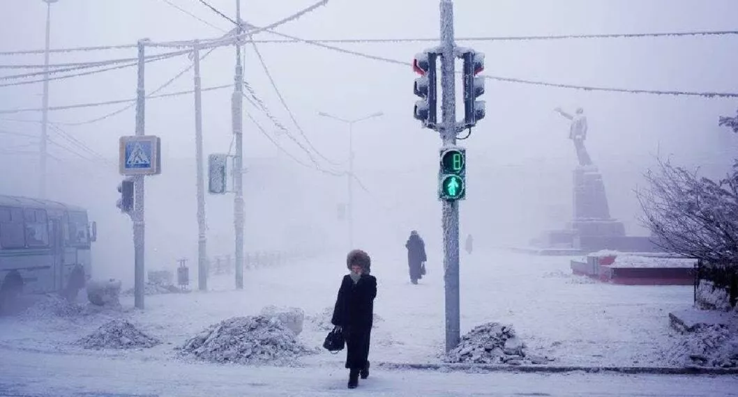Foto de Yakutsk, Rusia, la ciudad más fría del mundo.