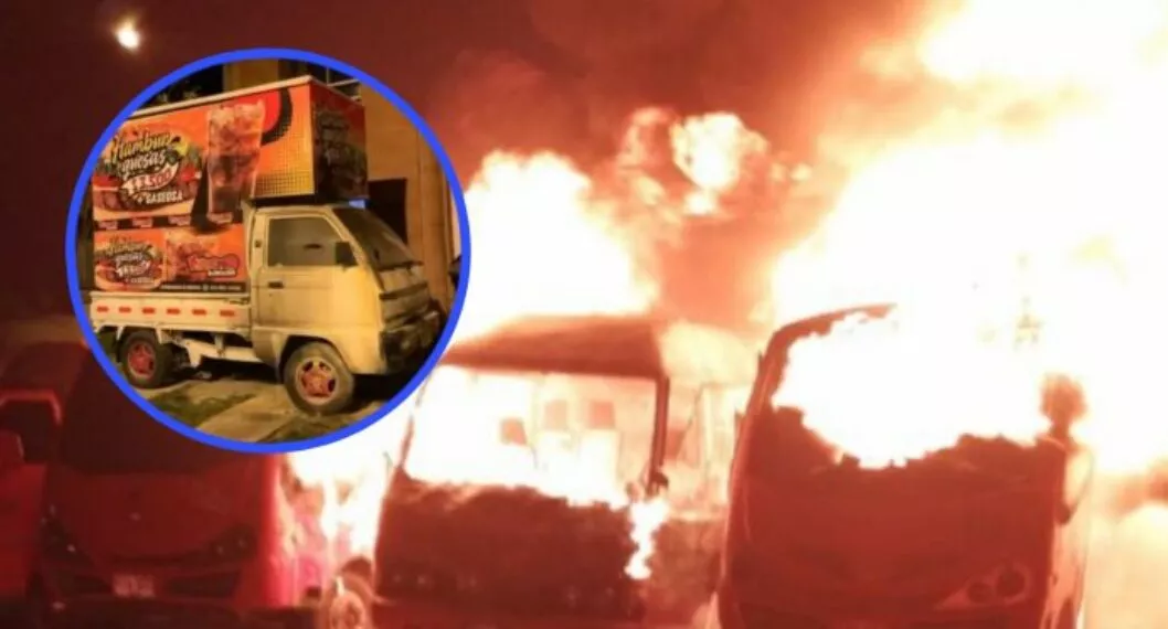 Tuluá en alerta por buses y carros quemados última víctima fue carro de comidas