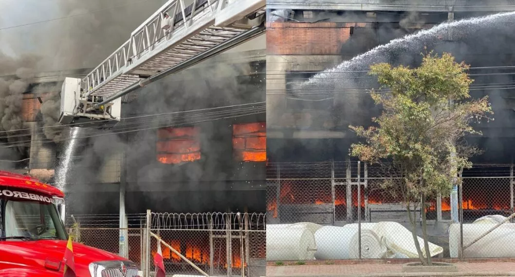 Incendio en Bogotá: fábrica de colchones Ramglifex recibió dura noticia de los Bomberos de Cundinamarca y empleados temen por sus trabajos.