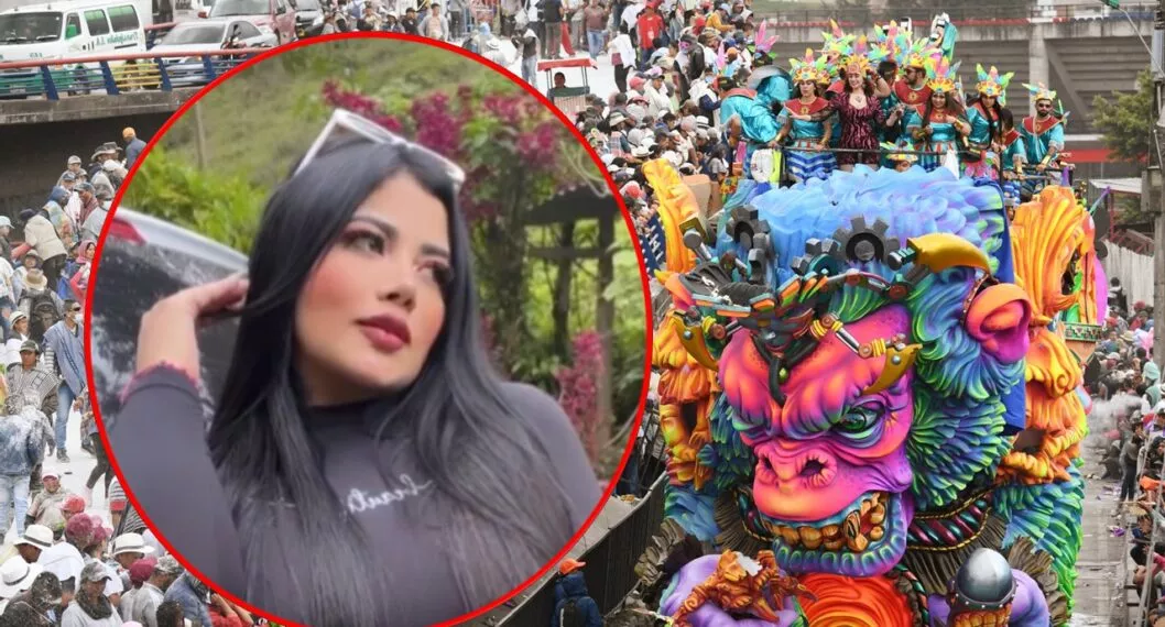 Quién es la mujer criticada en Pasto por acto en carroza del Carnaval.