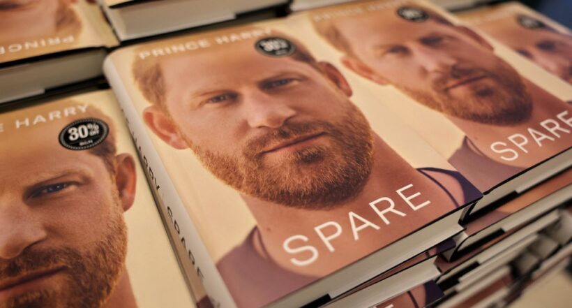 'Spare', el libro dle príncipe Harry en el que hace revelaciones sobre sí mismo y la realeza británica.