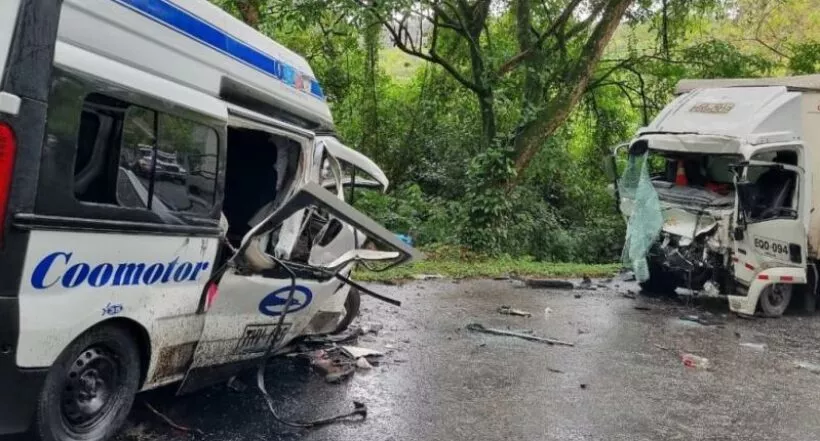 ¡Trágico! Estas son las nueve personas fallecidas en mortal accidente entre camión de D1 y bus de Coomotor 