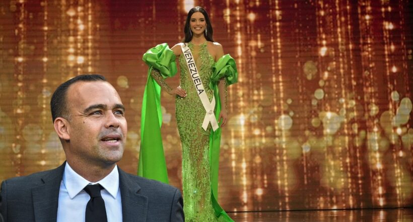 Amanda Dudamel, Miss Venezuela, le rindió homenaje a su papá Rafael Dudamel, exentrenador del Deportivo Cali, en Miss Universo con su traje típico. 