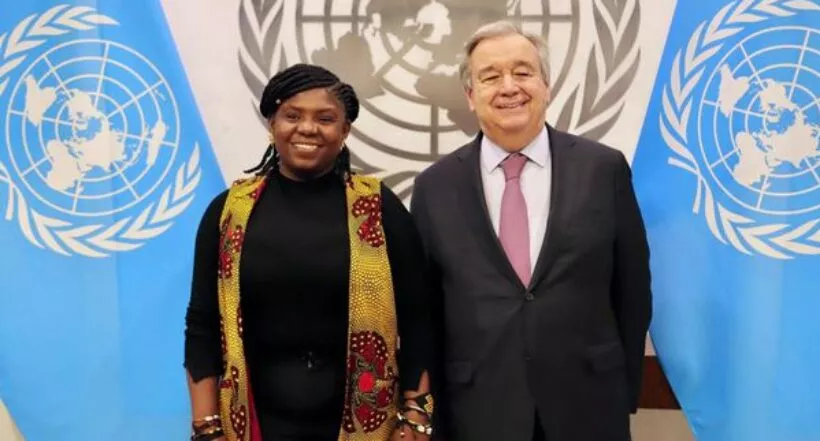 Francia Márquez se reunió con secretario general de la ONU, Antonio Guterres