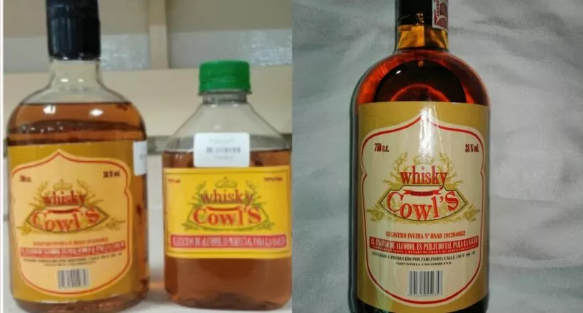 Invima emite alerta por marca de whisky Cowl’s, que no tiene permisos y representa un riesgo para la salud de los consumidores en Colombia.