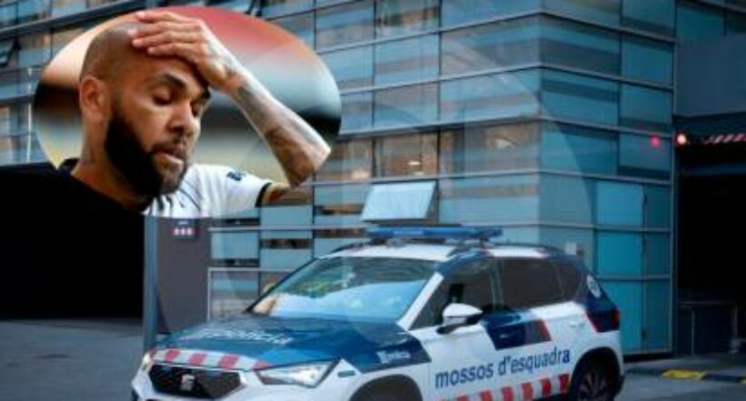 Dani Alves fue enviado a prisión en Barcelona por presunta agresión sexual