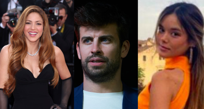 Shakira, Piqué y Julia a propósito del escándalo que los involucra. 
