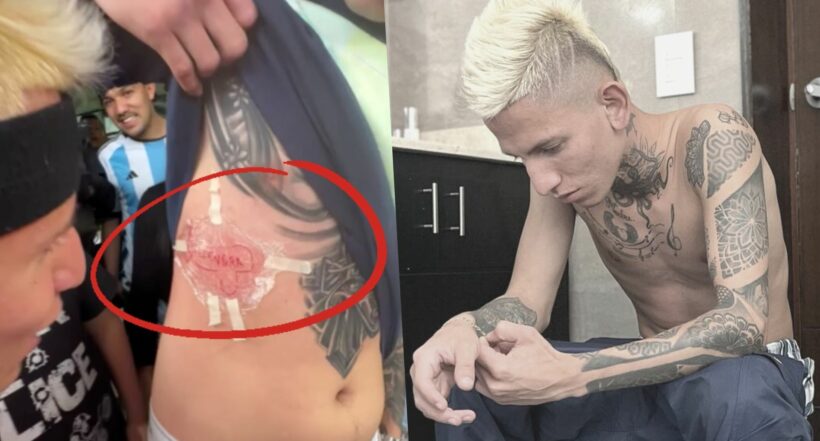 Fan de la Liendra se mandó a tatuar la firma del influencer