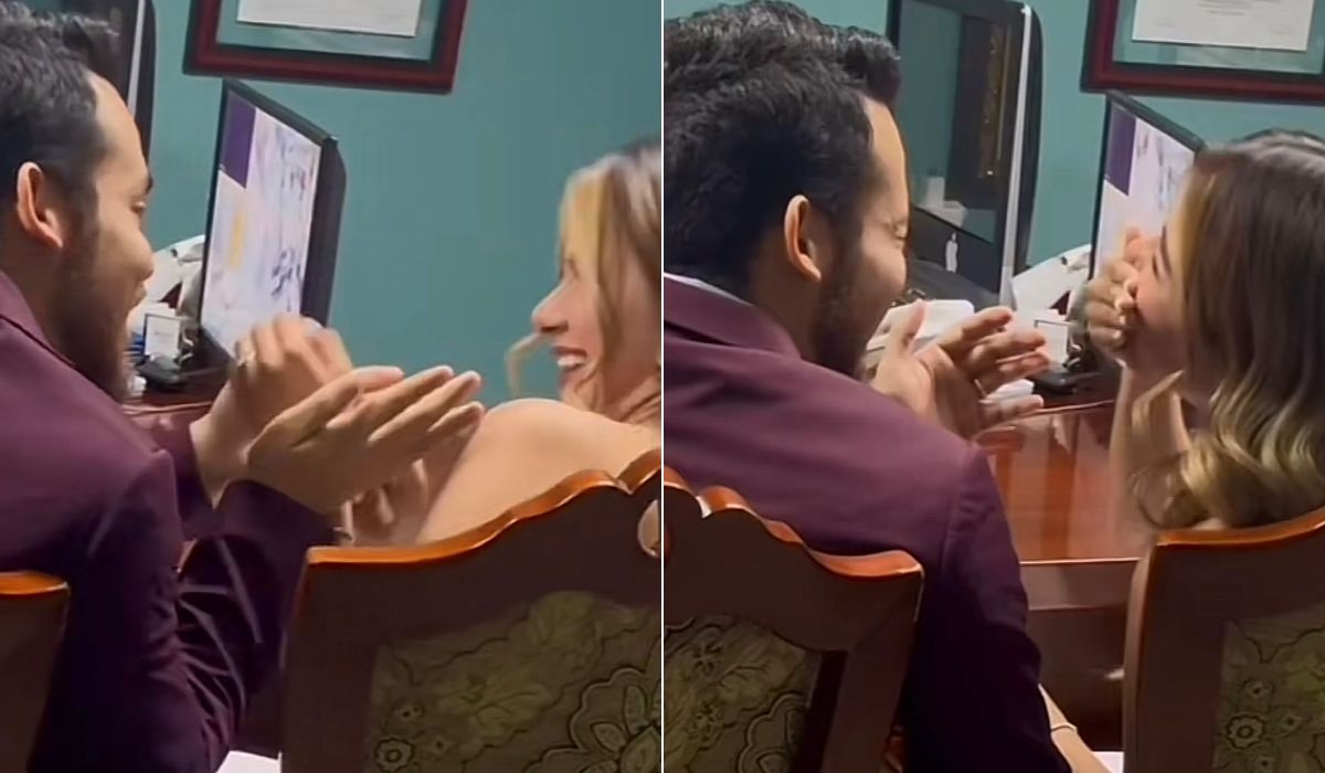 Joven se negó a besar a su novio durante la boda por presencia de sus padres y video es viral.