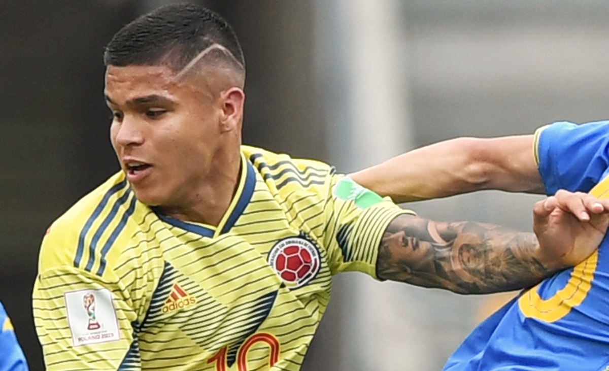 'Cucho' Hernández, integrante de la nomina titular de Selección Colombia contra Estados Unidos