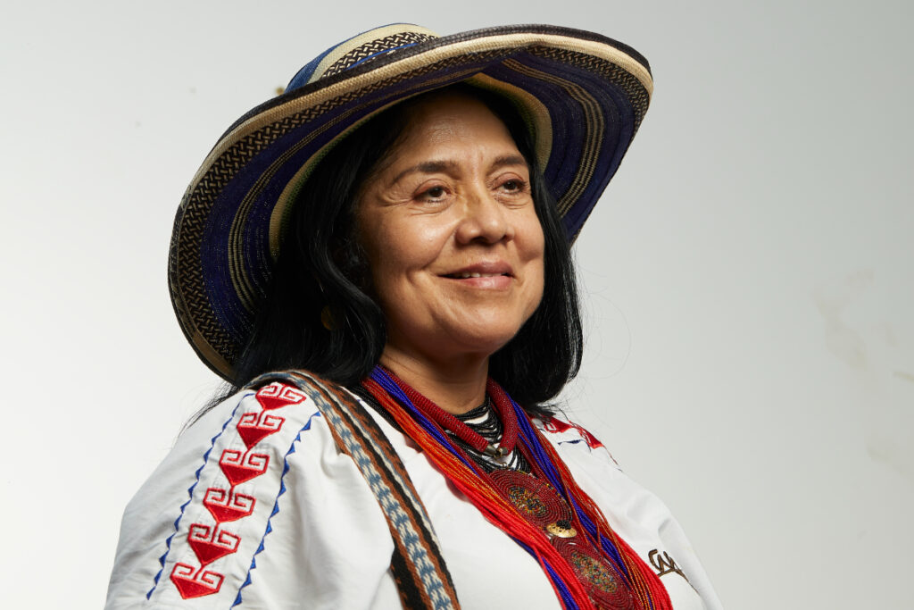 Aurora Izquierdo, lideresa indígena de la Sierra Nevada de Santa Marta. - Foto: Bancolombia