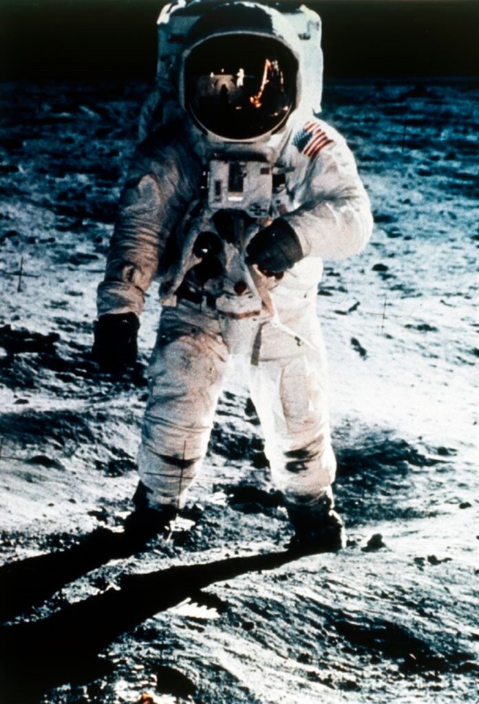 Buzz Aldrin en la luna. Julio de 1969. Foto: Getty Images