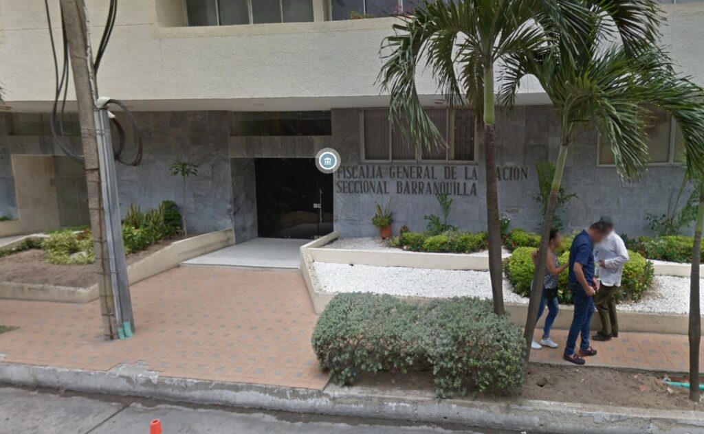 Sede de la Fiscalía Seccional Barranquilla. Foto: Google Maps.