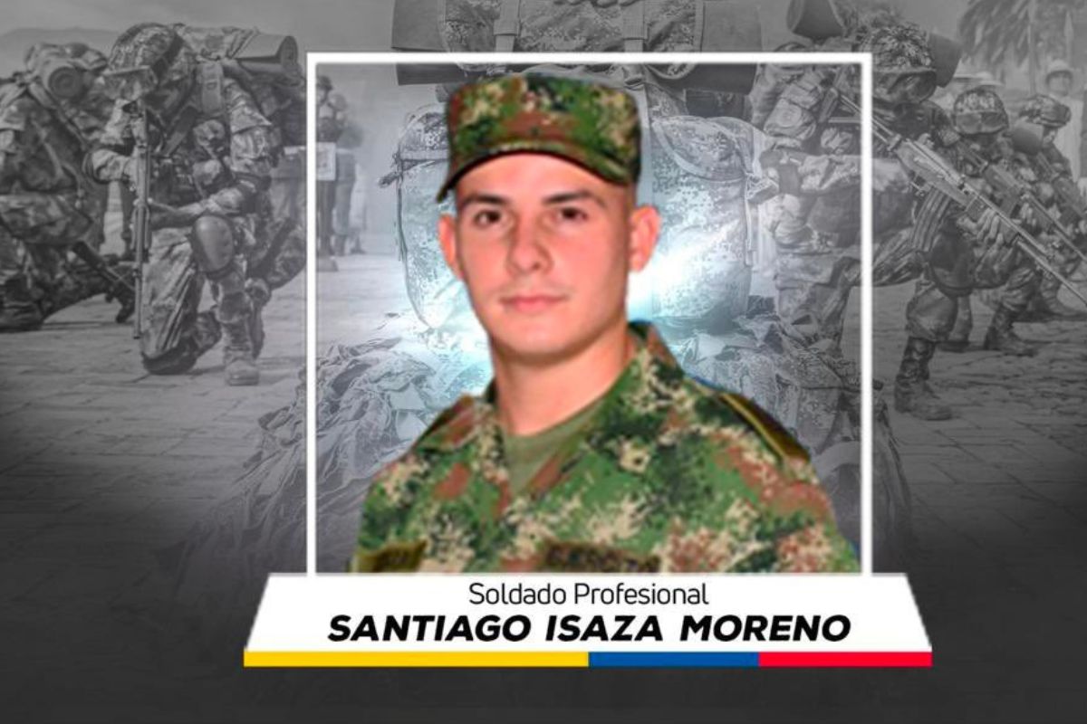 Foto de soldado Santiago Isaza, fallecido luego de ataque del Eln en Saravena, Araucs