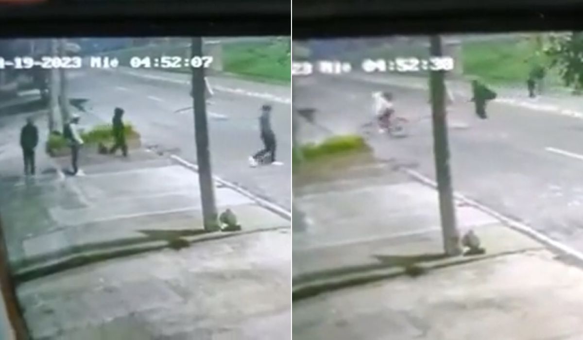 Bogotá: aparecen videos de robo donde ciclista disparó y mató a ladrón que  huía