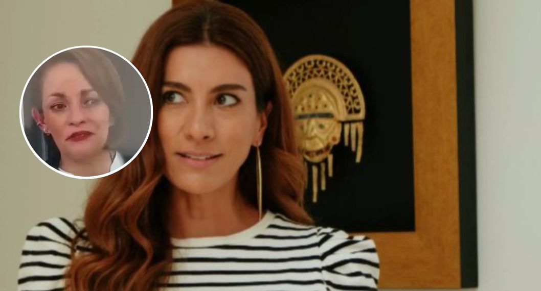 Fotos de Alexandra Restrepo y Andrea Serna, en nota de imitadora de Serna en Sábados felices por parodia del Desafío tuvo drama