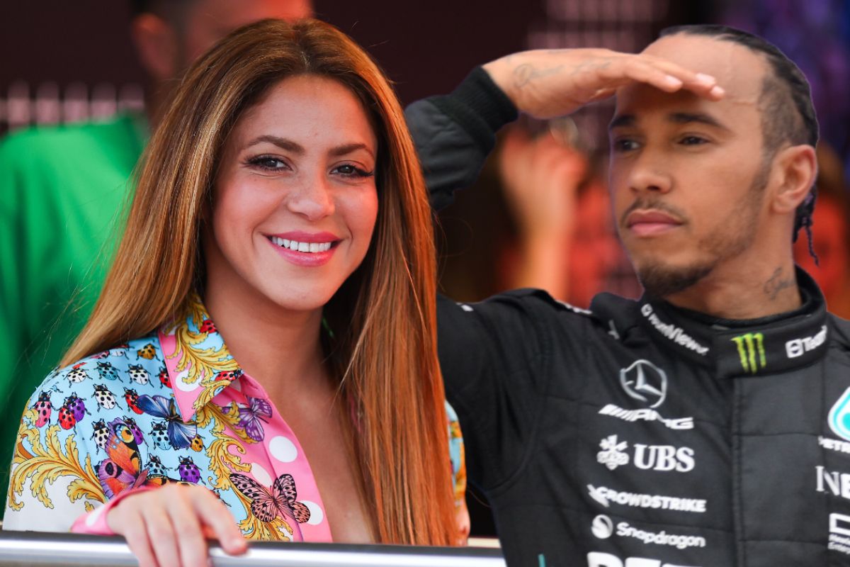 Diferencia de edad de Lewis Hamilton y Shakira.