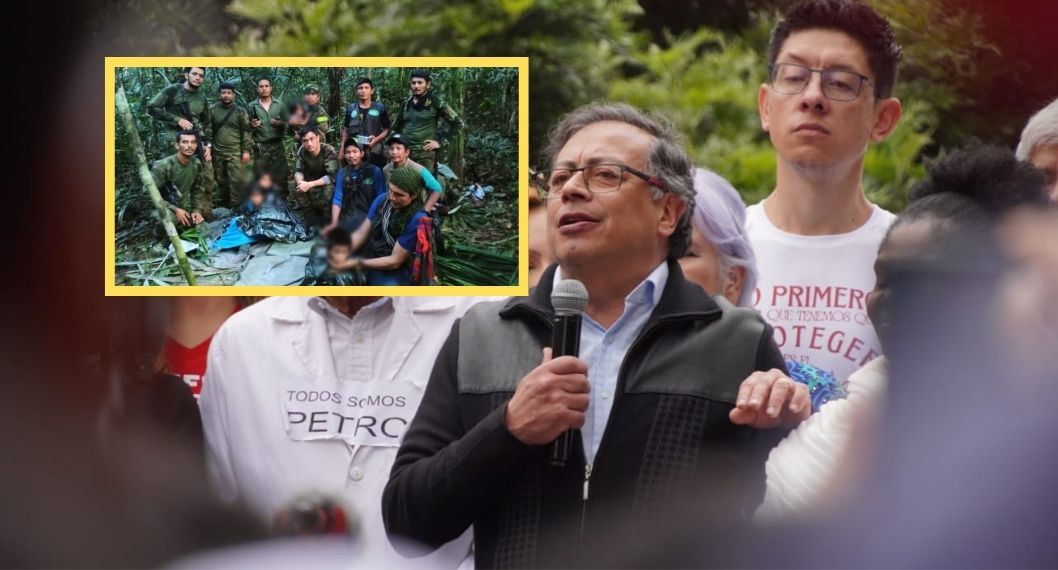 Gustavo Petro, sobre menores rescatados en Guaviare: "Niños de La Paz"