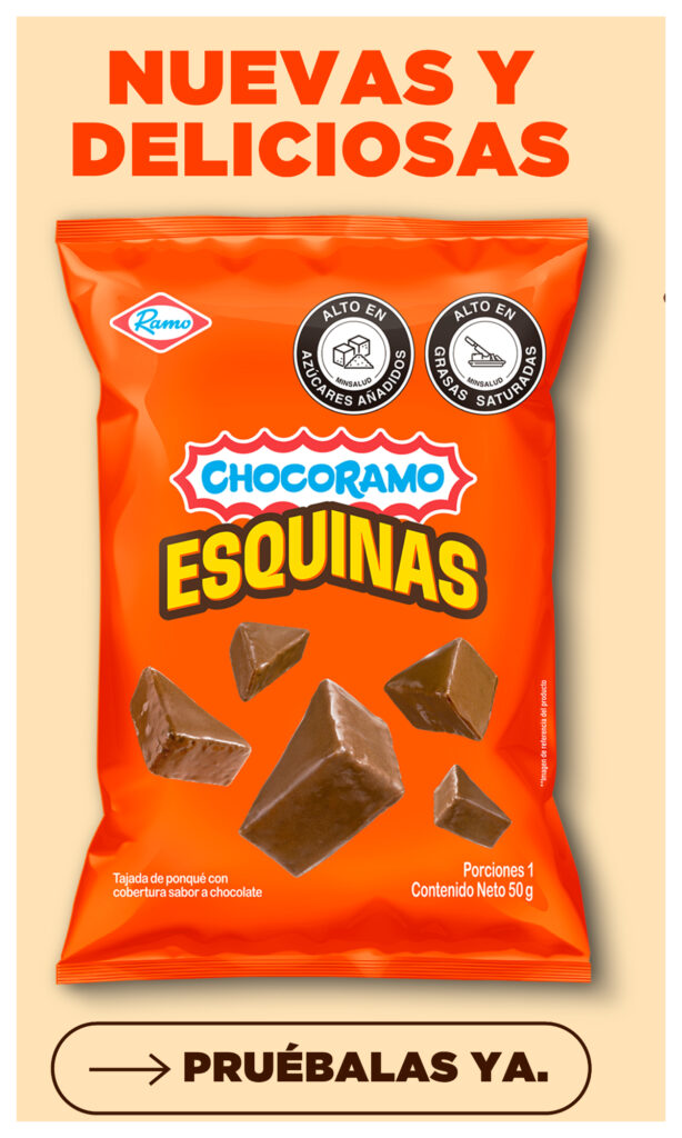 Esquinas Chocoramo, nuevo producto de Chocoramo/ Foto: Productos Ramo.