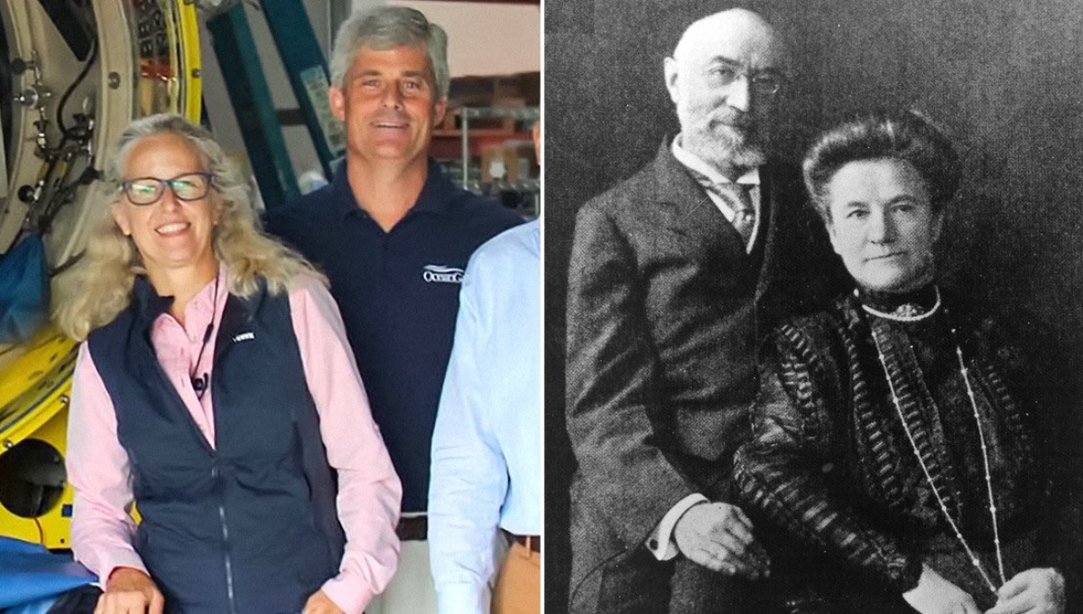 La esposa del director ejecutivo y fundador de OceanGate, es tataranieta de una pareja que murió en el hundimiento del Titanic.