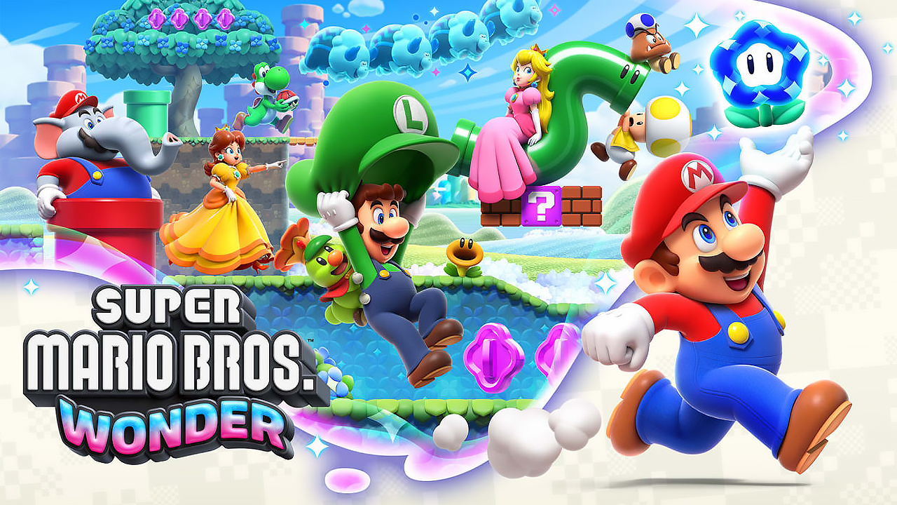 Arte oficial de Super Mario Bros. Wonder.