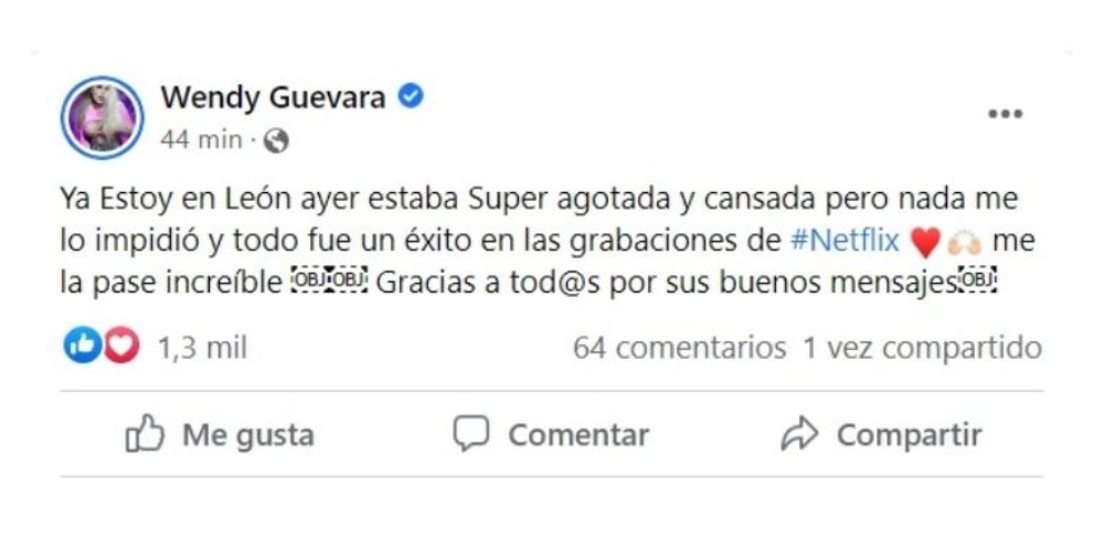 Facebook/Wendy Guevara