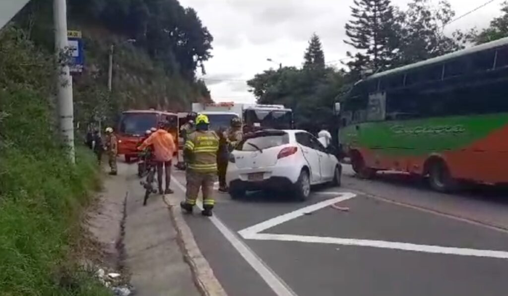 Gravísimo accidente en vía Bogotá-La Calera/Foto: Pulzo.