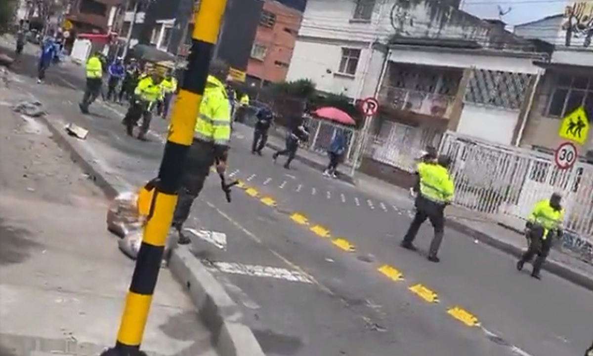 Violencia antes de final de Liga Femenina con hinchas de Millonarios y Santa Fe en Bogotá