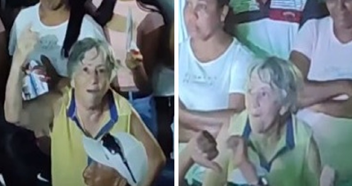 Abuela cachaca se robó el 'show' bailando champeta en concierto; tiró los pases prohibidos 