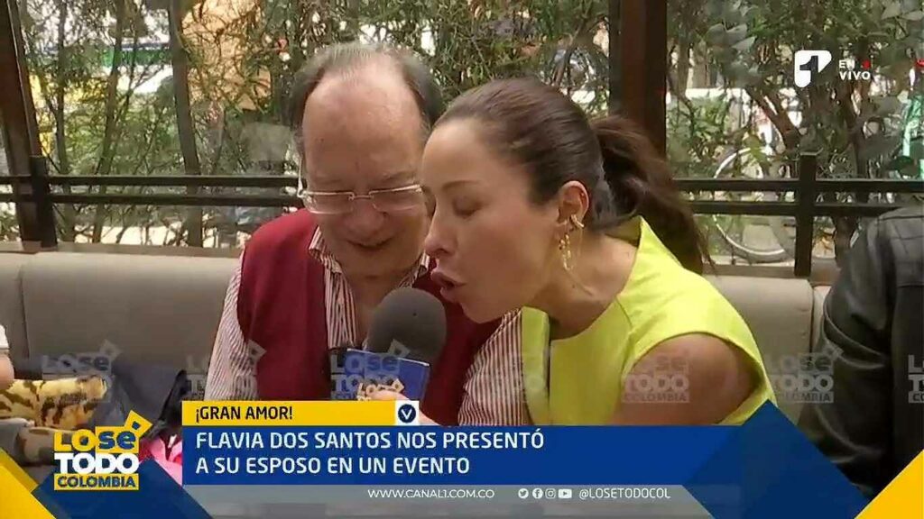 Foto de esposo de Flavia Dos Santos, Julio Dos Santos, a sus 81 años/ Captura de pantalla 'Lo sé todo', 27 de junio 2023