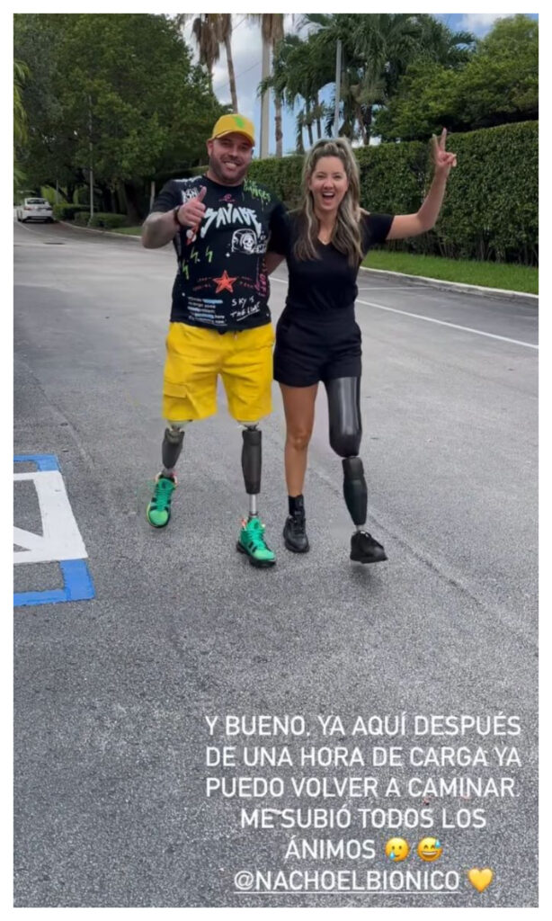 Daniella Álvarez tuvo problema con su prótesis en Miami / Foto: Instagram @danielaalvareztv