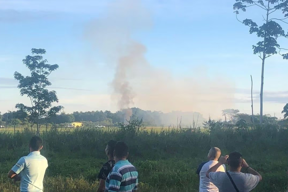 Dos aeronaves se accidentaron de frente en Villavicencio durante un entrenamiento. No hay reporte de víctimas aún. 