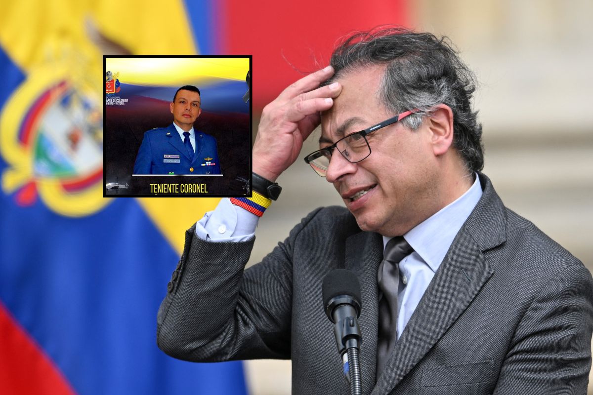 Gustavo Petro lamentó la muerte de coronel Mario Espinosa en accidente aéreo de las Fuerzas Militares en Villavicencio. Hubo otro herido. 