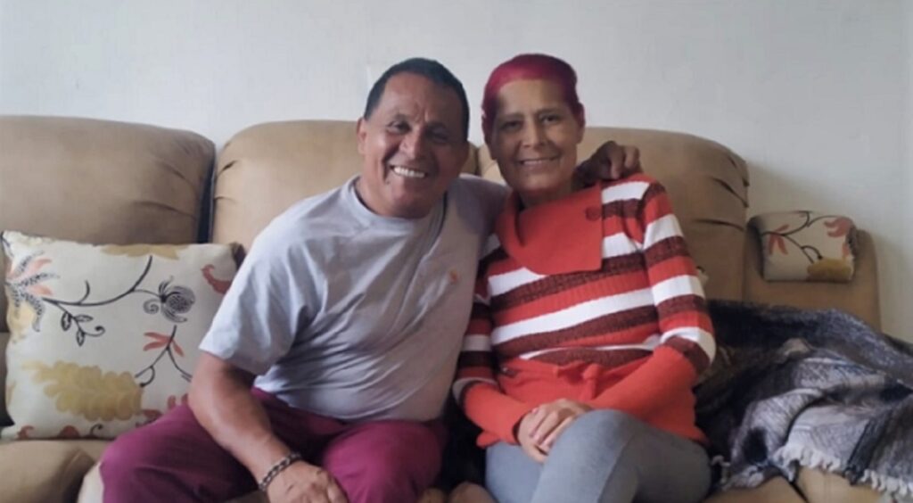 Luis Eduardo Díaz con su esposa Gloria, el amor de su vida y madre de sus cuatro hijas / Universidad de La Sabana. 
