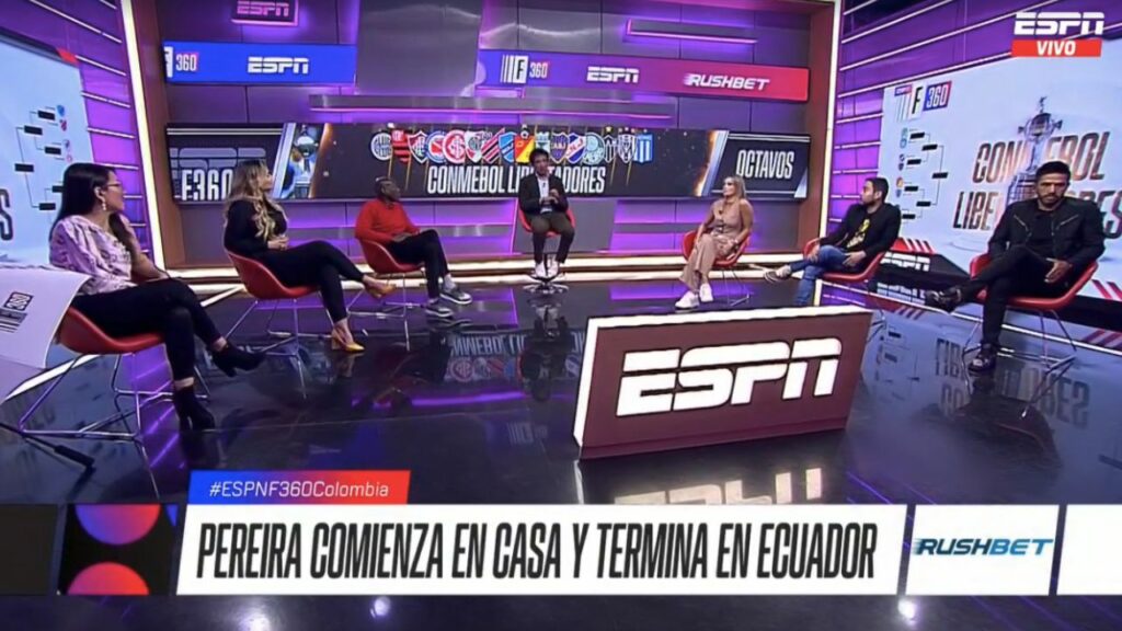 Captura de pantalla 'F Show' ESPN Colombia