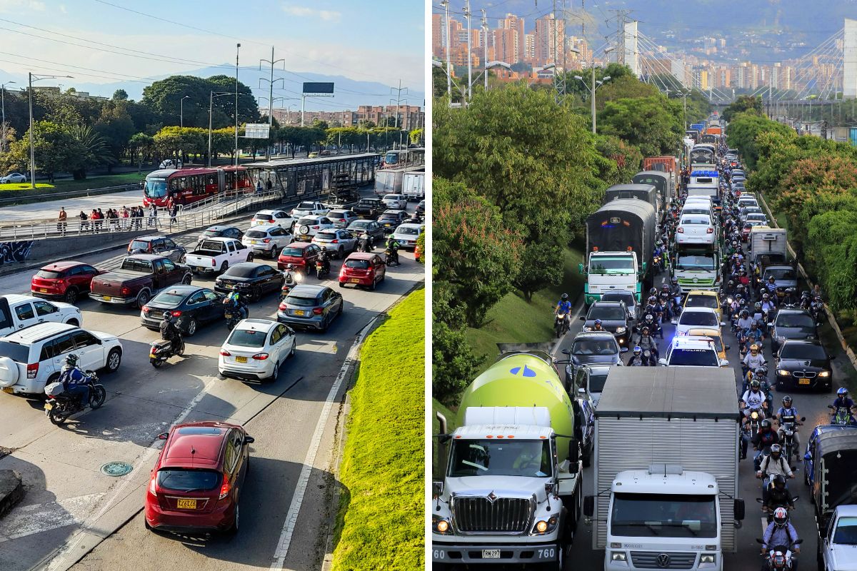 Bogotá u Medellín hacen parte de las 10 ciudades con peor tráfico en América Latina