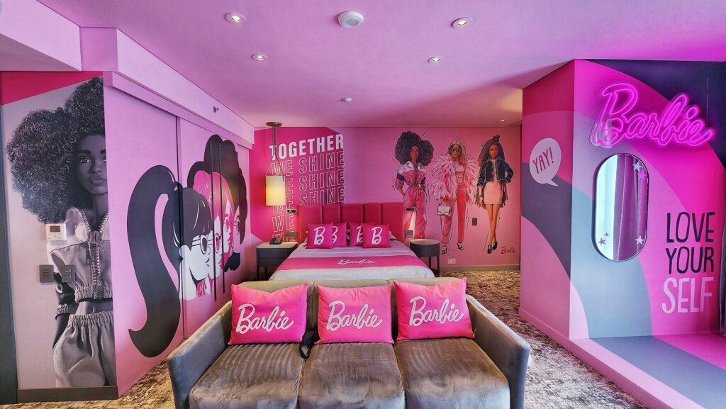 Así es el cuarto de Barbie en el Hilton Corferias. / Hilton