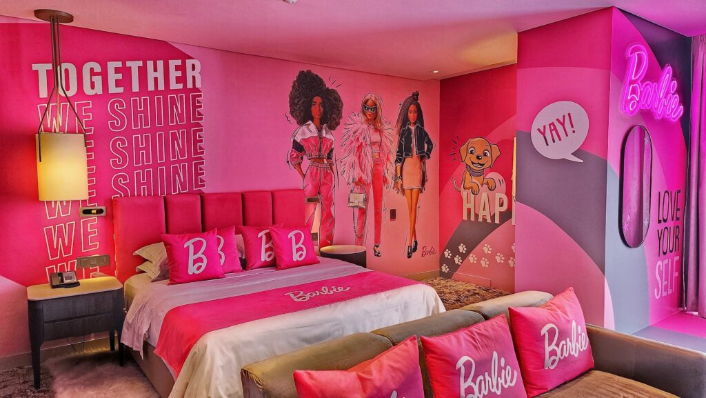 Así es el cuarto de Barbie en el Hilton Corferias. / Hilton