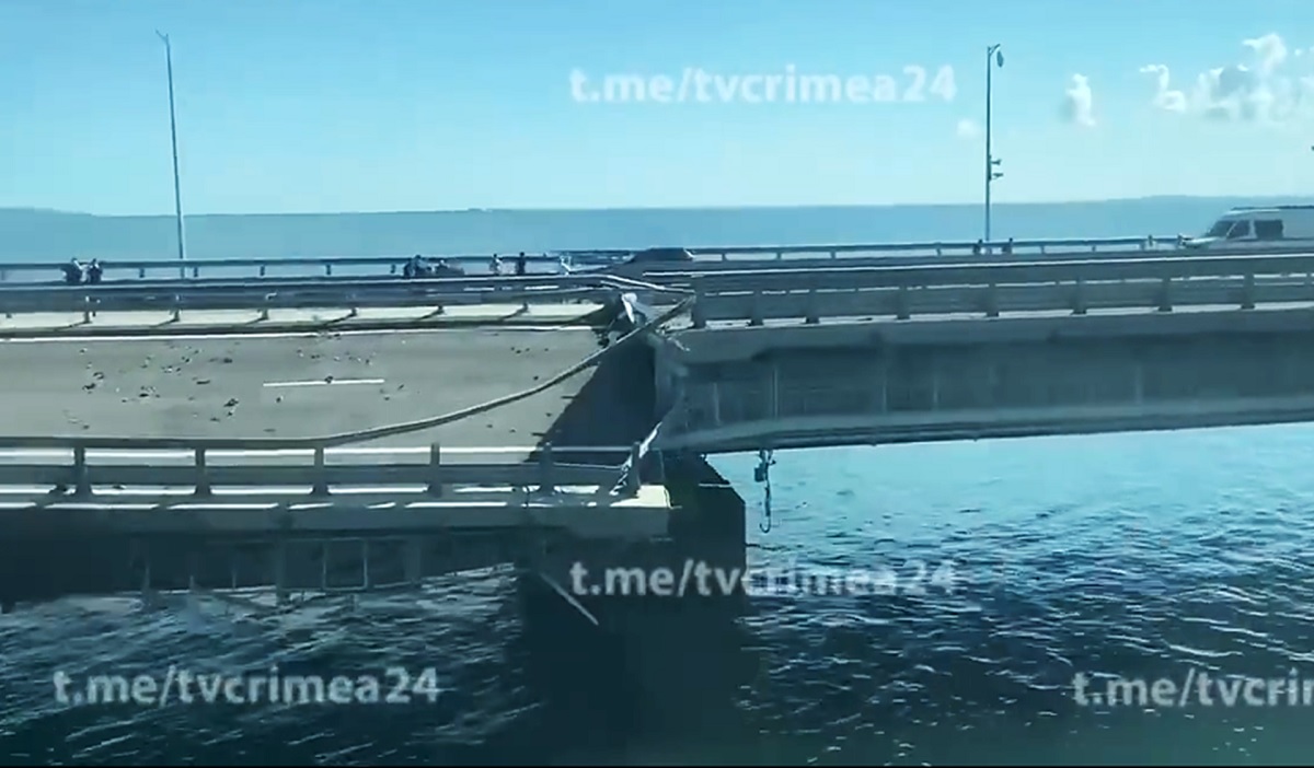 Puente de Crimea: ataque deja 2 muertos en medio de invasión de Rusia a Ucrania