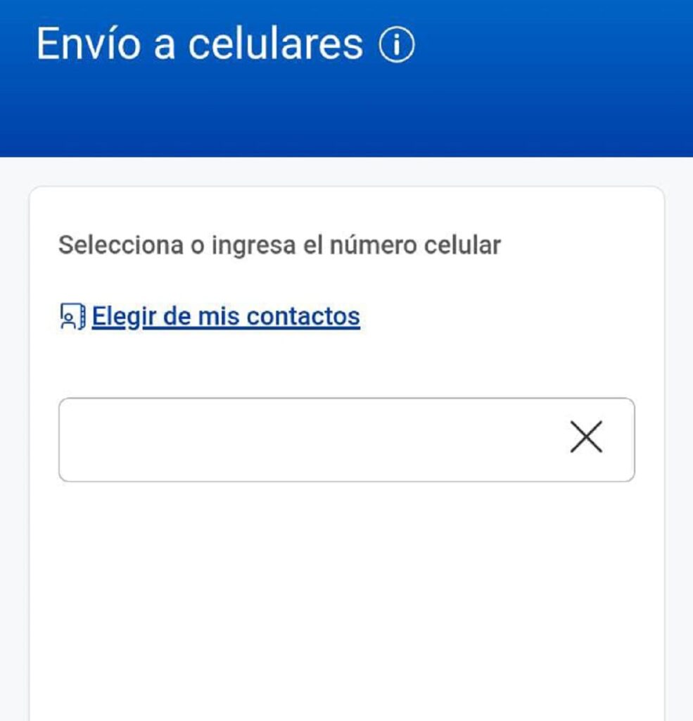 Captura de pantalla de la aplicación del Banco de Bogotá