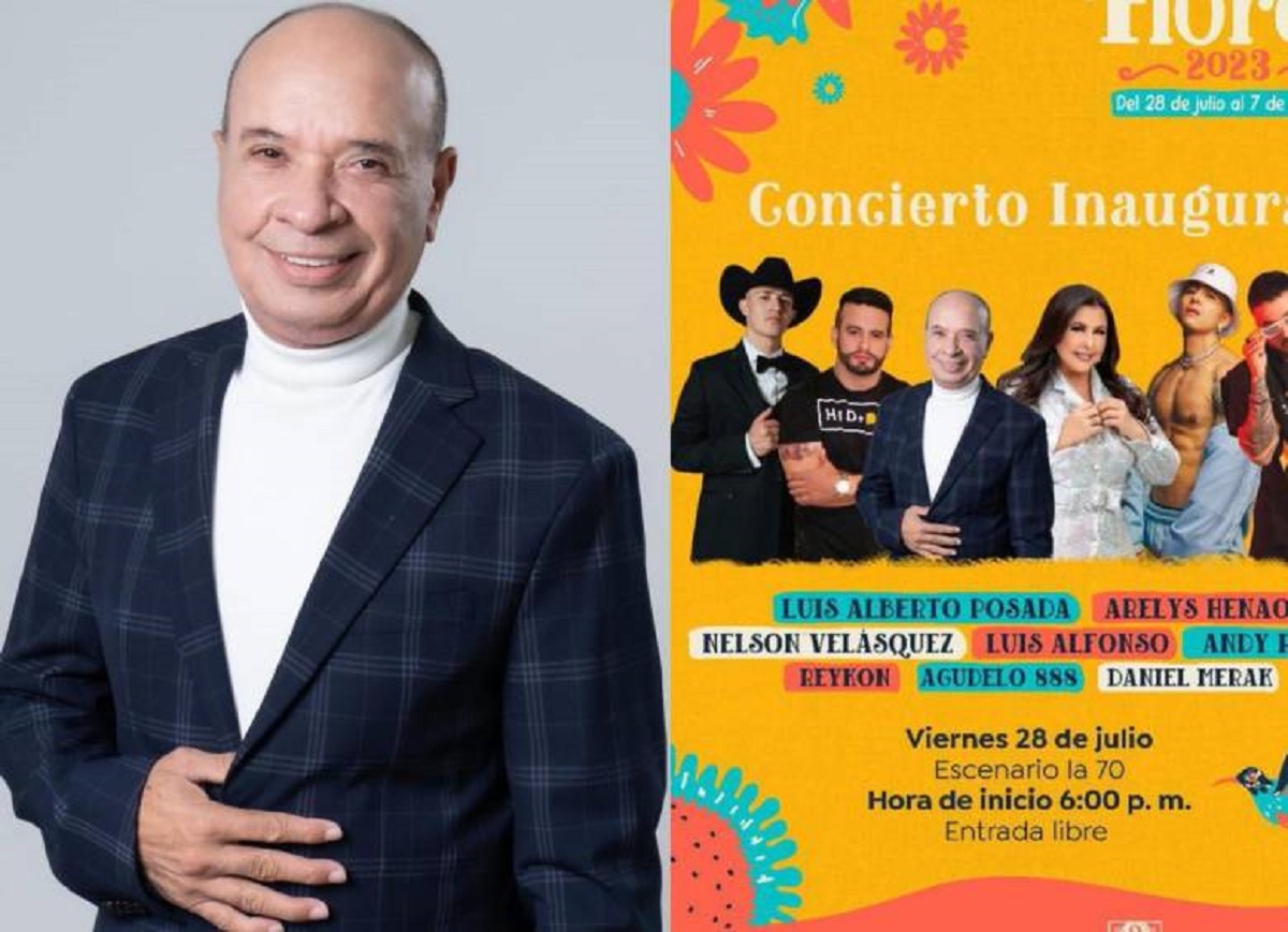 El cantante Luis Alberto Posada, de música popular, desminitió a la Alcaldía de Medellín sobre su concierto en la Feria de las Flores. Acá, los detalles.