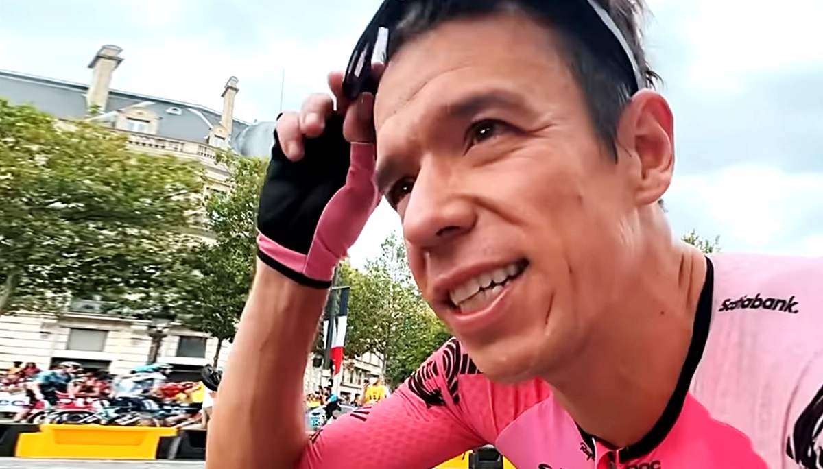 Rigoberto Urán. que acabó el Tour de Francia diciendo que le clavarían "el cuchillo"