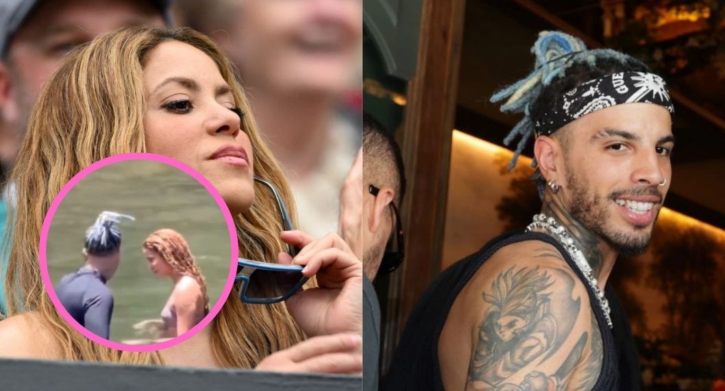 Shakira y Rauw Alejandro fueron vistos juntos en un río de Puerto Rico, con la familia de la barranquillera, después del rumor de que el boricua habría terminado con Rosalía