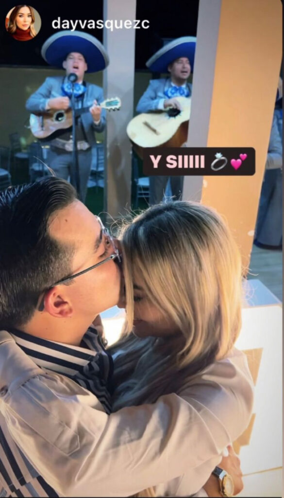 Day Vásquez se comprometió | Captura de pantalla de Instagram: (dayvasquezc)