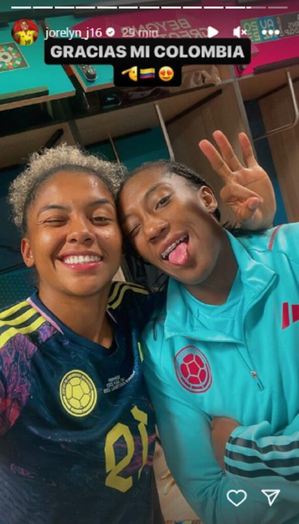 Cómo está Jorelyn Carabalí luego de susto con Selección Colombia contra Alemania en Mundial/ Instagram @jorelyn_j16