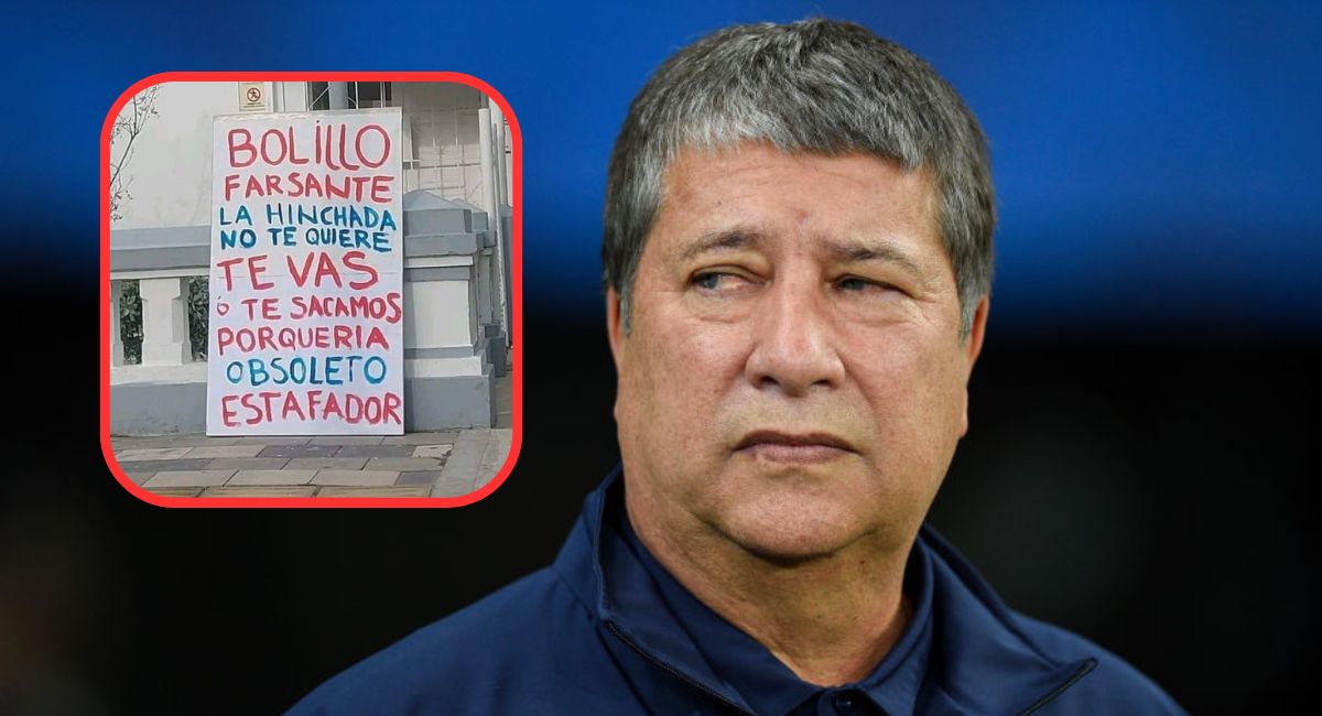 Hinchas del Junior de Barranquilla estallan contra Bolillo Gómez y a través de un cartel exigen su renuncia inmediata al equipo.