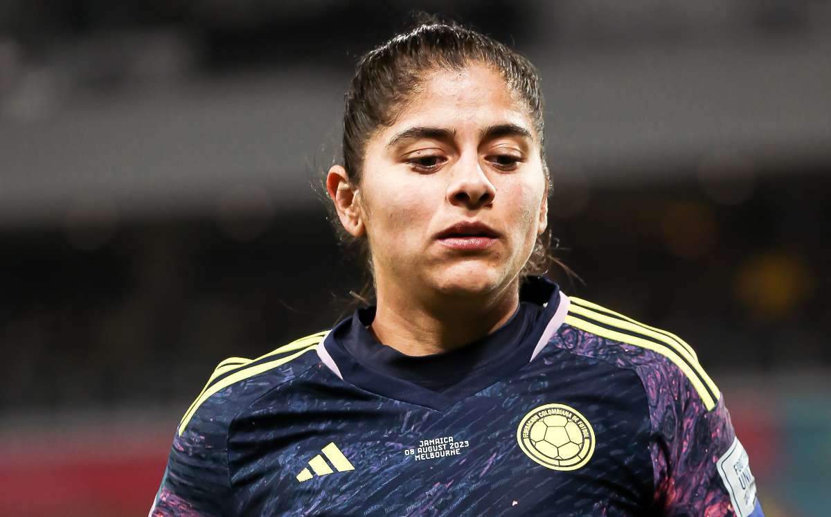 Foto de Catalina Usme, en nota de que a la delantera por Selección Colombia en Mundial Femenino la miran en Argentina.